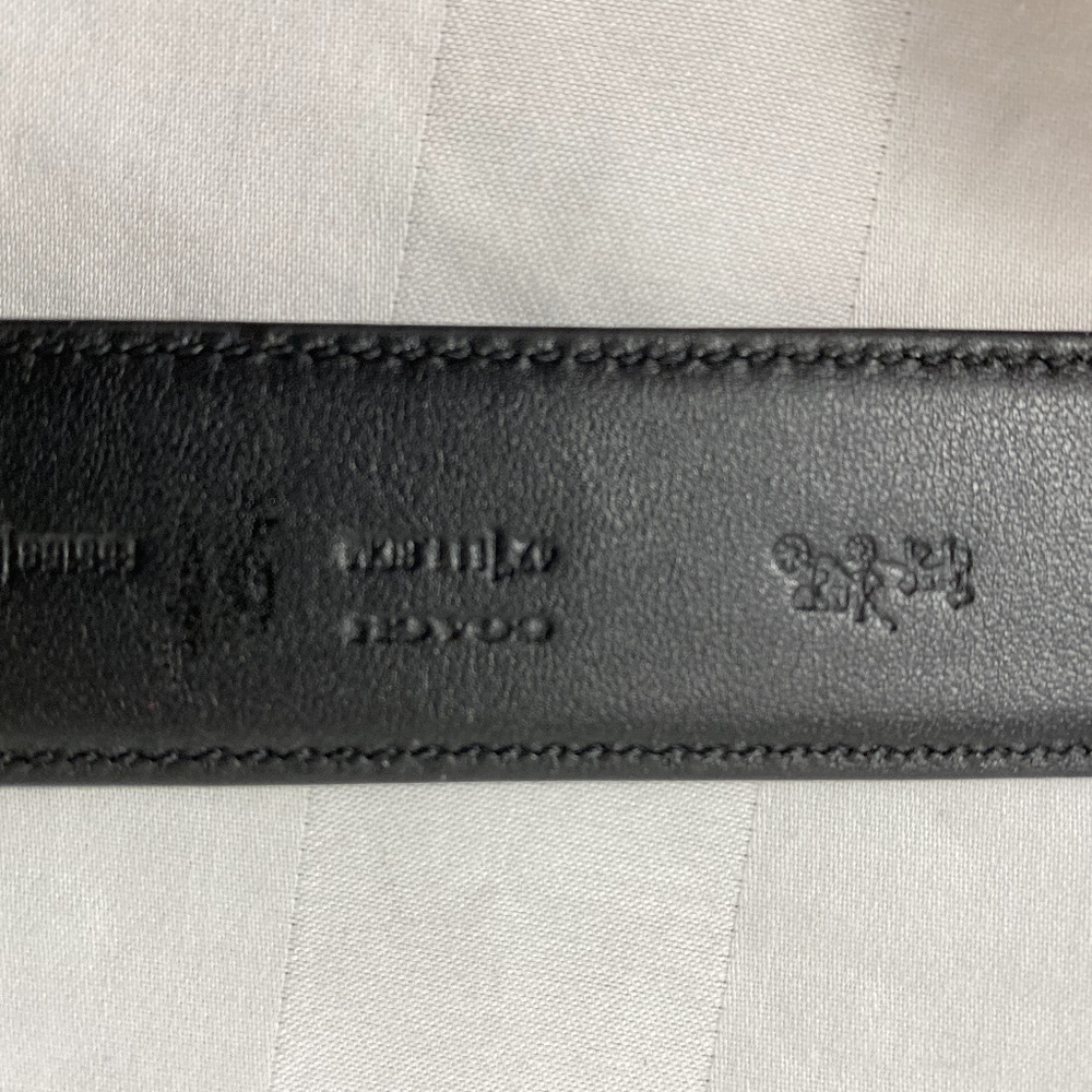 NWT Black Coach Belt Signature Leather - Picture 6 of 7